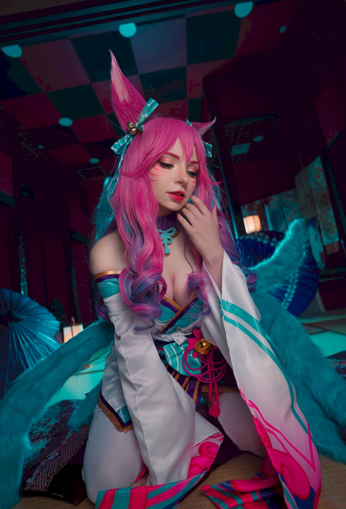 No.Peach Ahri[League [ŮCoserд] ofegends] ˿ͼ  milkyPeachmilkyKDA /142P 20ҳ