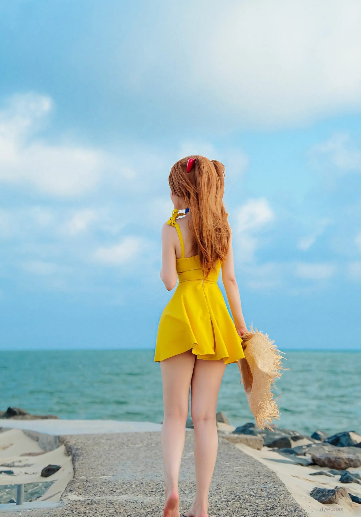 Yellow Godzilla ר Asuka Dress (27P) @Potato CoserС ģcoserͼ 1ҳ 